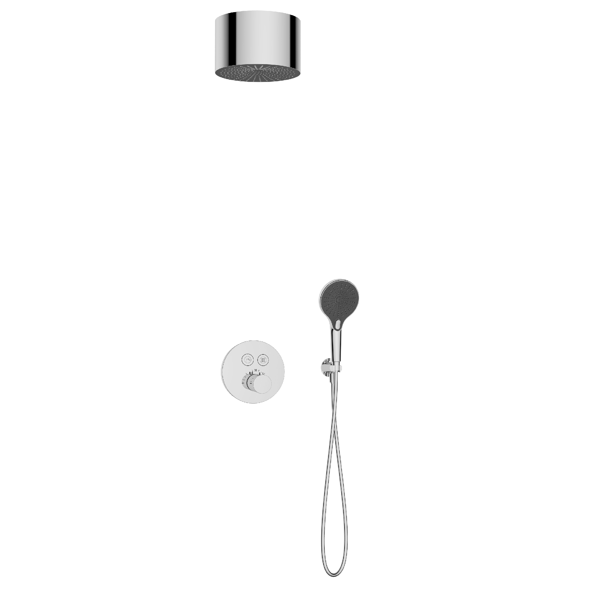 Thermostatic shower set - Item 1